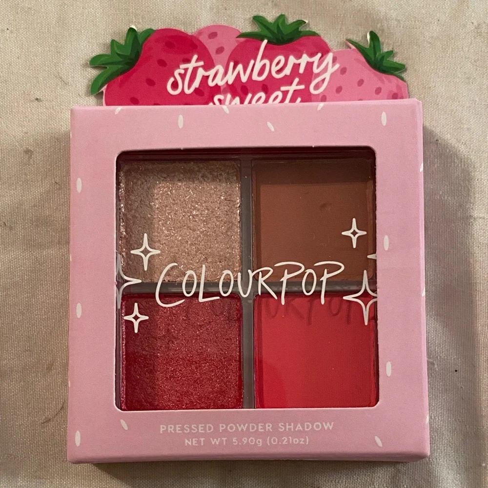 ColourPop Strawberry Sweet Pressed Powder Shadow palette